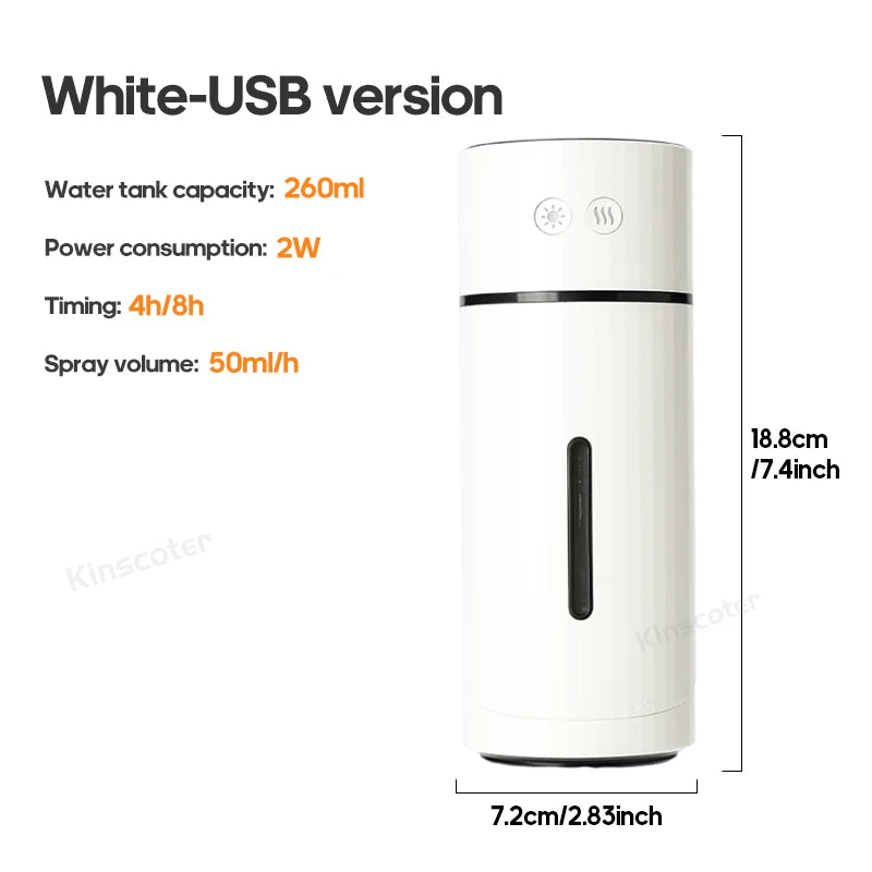 Wireless Air Humidifier USB Aromatherapy Diffuser